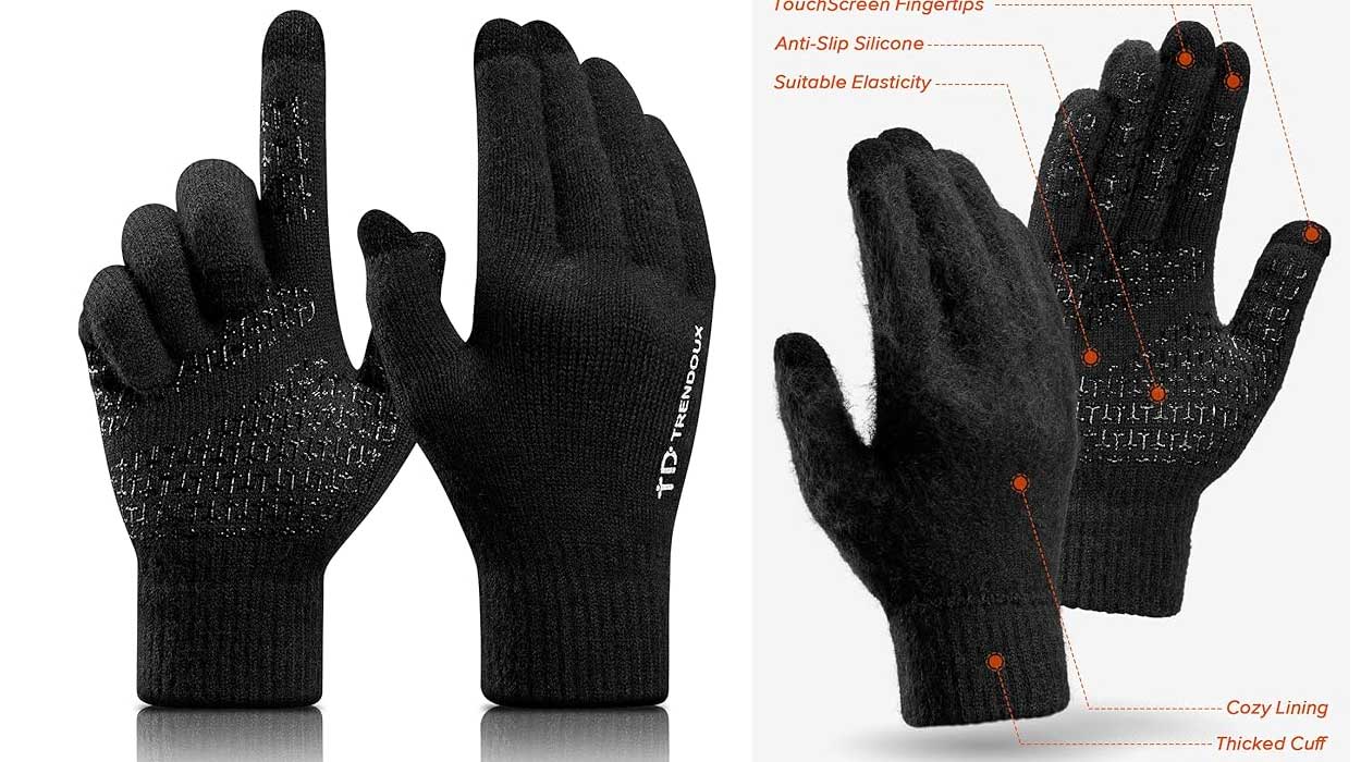 guantes invierno táctiles Trendoux baratos