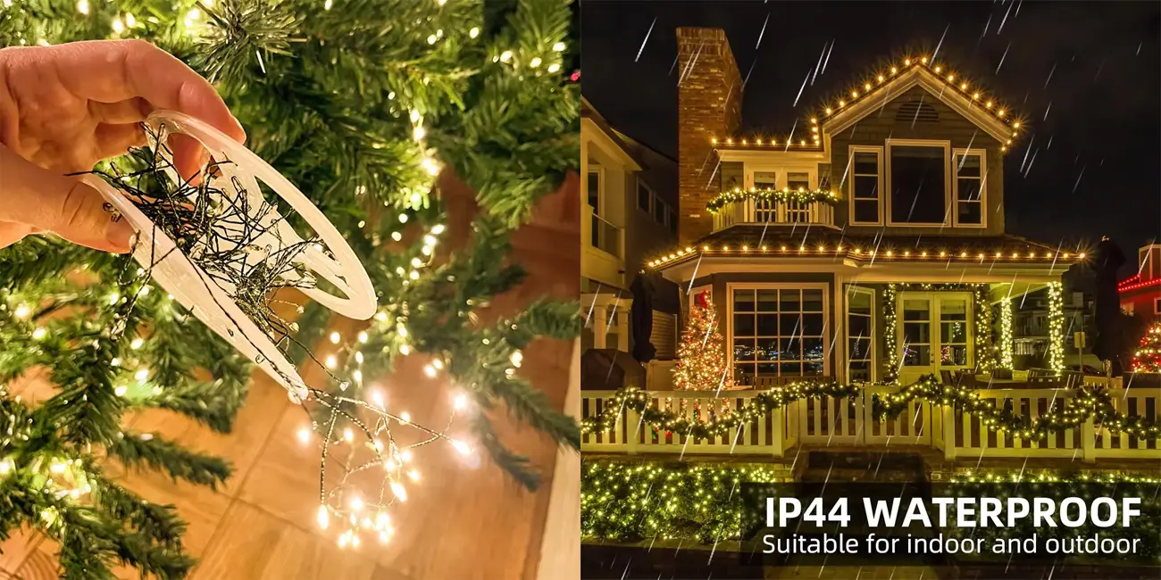 Guirnalda LED para exterior de 30 metros con 900 LED