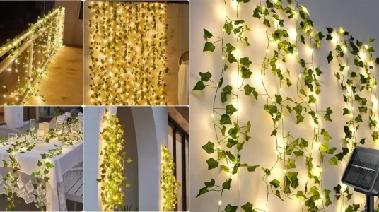 Guirnalda LED solares GuKKK para exterior