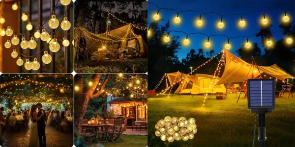 Guirnalda solar Realky con 30 luces LED