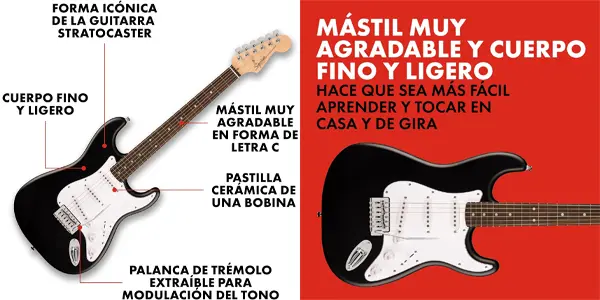 Guitarra eléctrica Fender Squier Debut Series