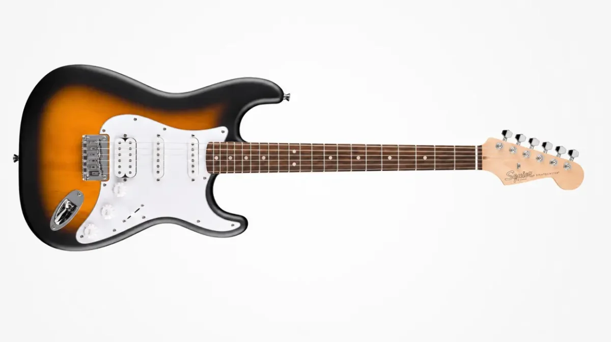 Guitarra eléctrica Fender Squier Debut HT HSS Stratocaster ideal para principiantes
