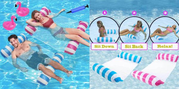 hamacas flotantes inflables piscina oferta