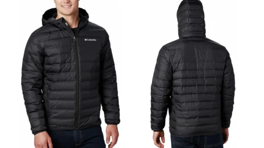 chaqueta de plumas Columbia Lake 22 Down con capucha para hombre