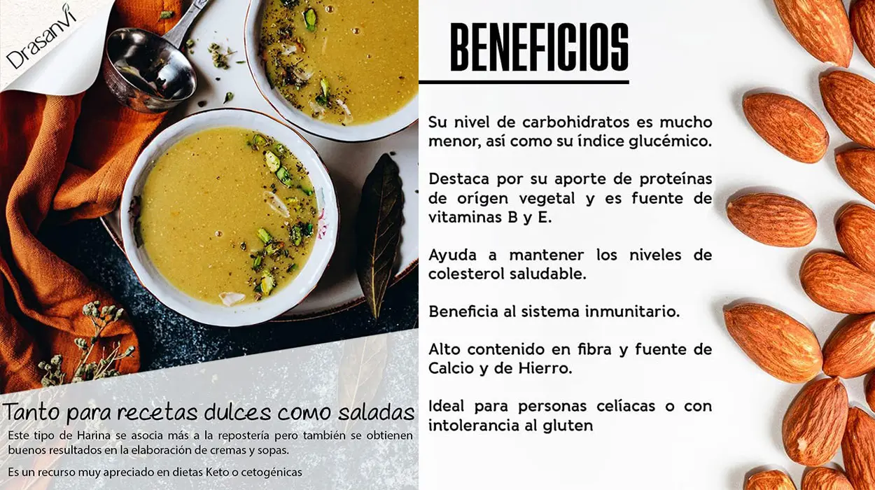 Harina de Almendra Bio Drasanvi para dieta keto barata