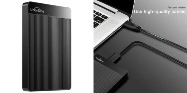 Disco duro portátil UnionSine USB 3.0 de 500 GB