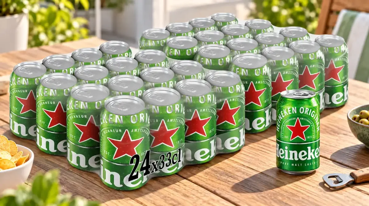 Pack x24 latas Heineken Lager de 33 cl