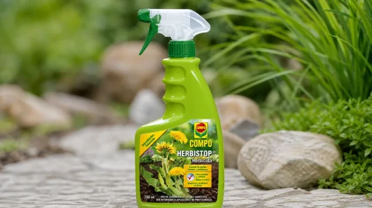 Herbicida COMPO Herbistop para malas hierbas y musgo de 750 ml