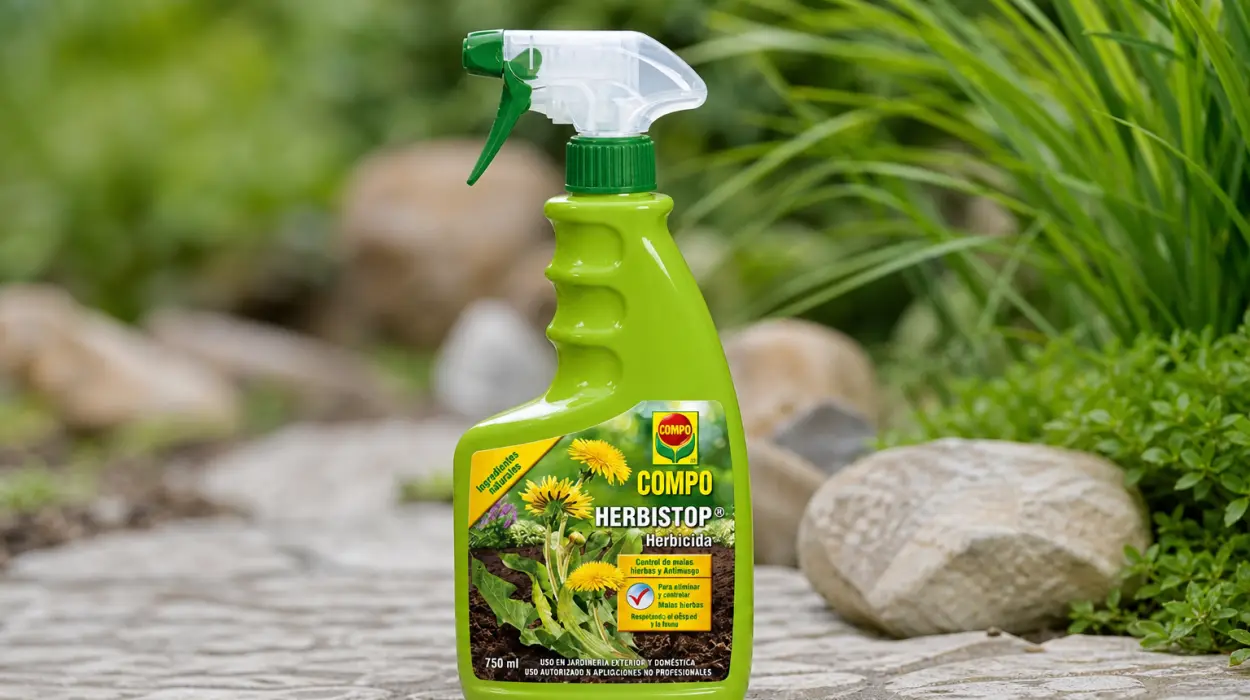 Herbicida COMPO Herbistop para malas hierbas y musgo de 750 ml