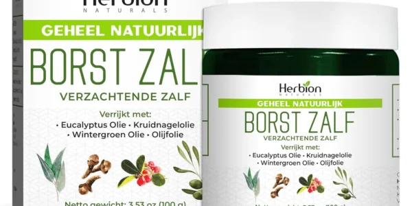 Chollo herbion naturals bálsamo pectoral, ungüento calmante natural para la congestión del pecho, alivia el dolor muscular, apto para adultos y niños a partir de 2 años, 100 g (3,53 oz).