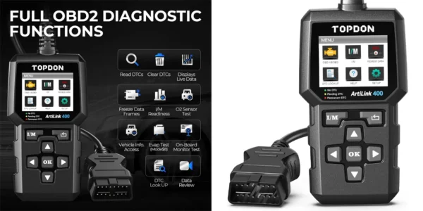 Máquina de diagnosis TOPDON AL400 OBD2