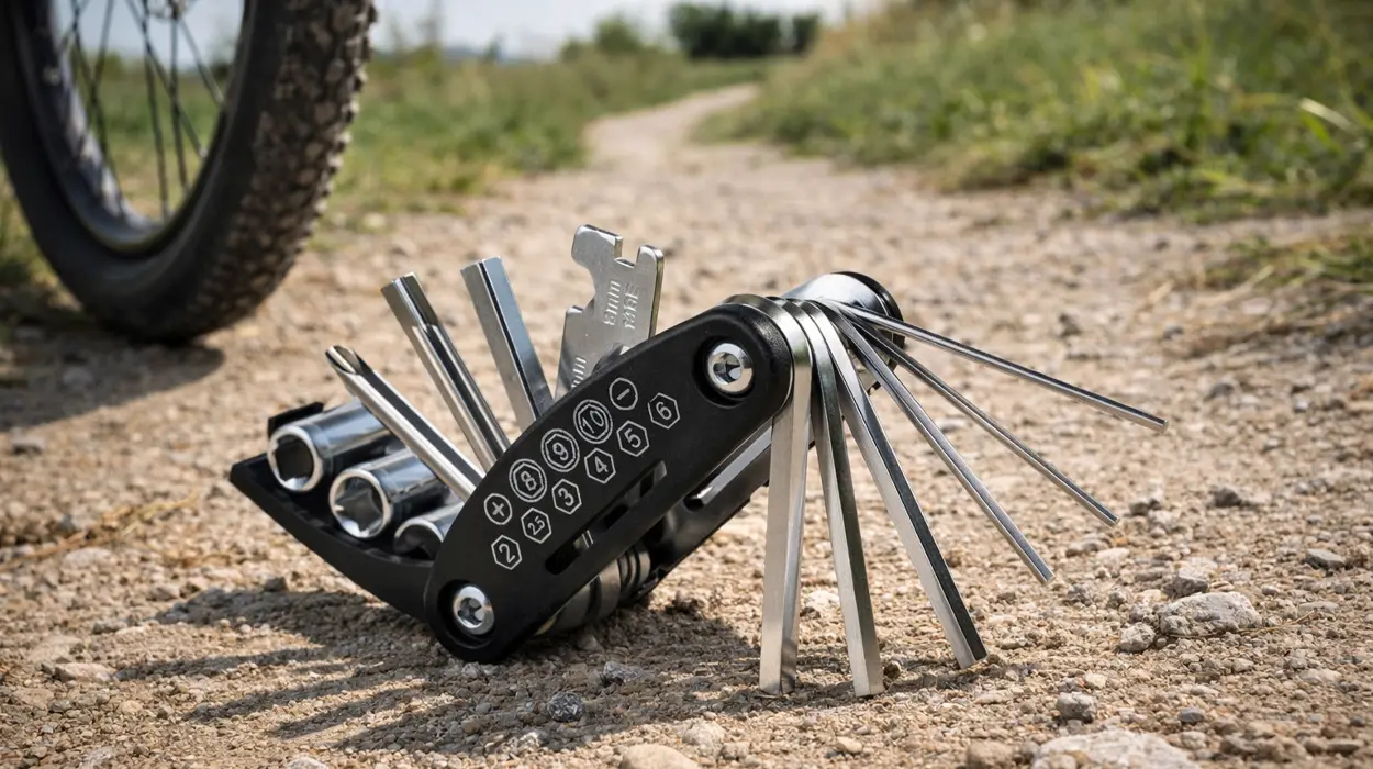 Herramienta multifunción con 16 llaves ideal para bicicleta