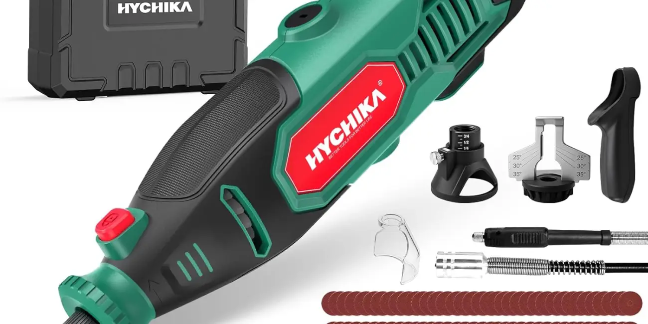 Herramienta rotativa Hychika de 150W con afilador de motosierra y 167 accesorios