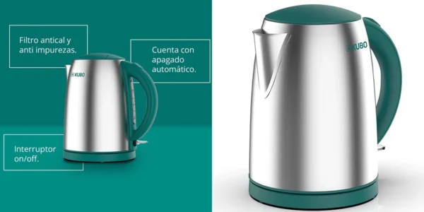Hervidor de agua eléctrico KUBO