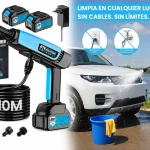 Hidrolimpiadora Press & Clean a batería de 21 V con 2 baterías de 4000 mAh