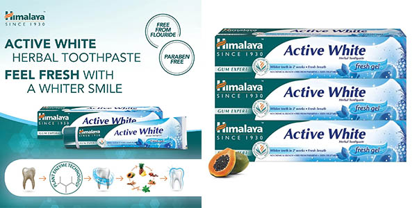 Himalaya Active White gel chollo