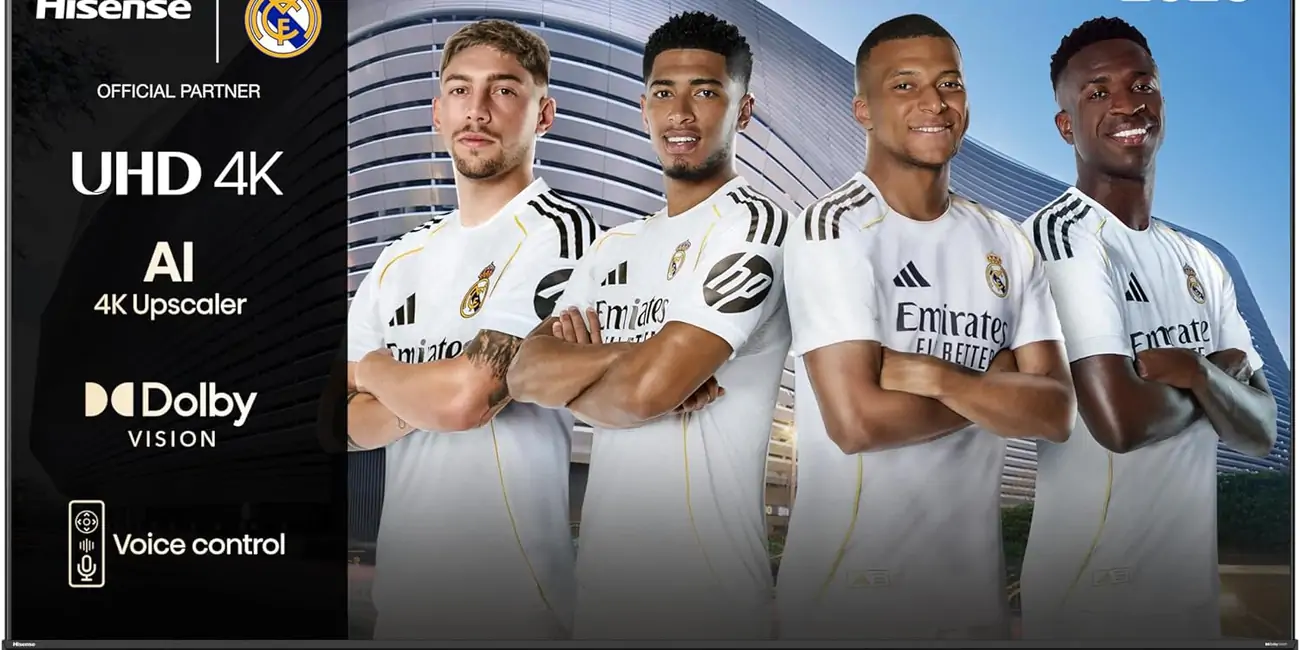 Hisense 43E63QT - UHD 4K, Smart TV 43 Pulgadas, Dolby Vision, Modo Juego Plus, DTS Virtual X, Control por Voz, Doble Control de Volumen, Auto Ordenación Canales TDT, 43", Entry UHD 4K, 2025