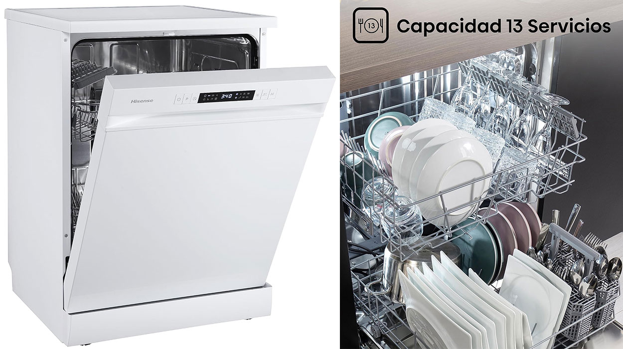 Chollo Lavavajillas Hisense HS622E10W