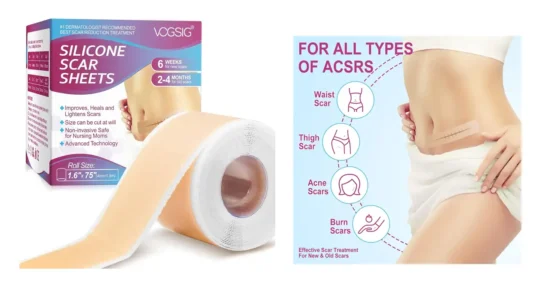 hojas de silicona para cicatrices baratas
