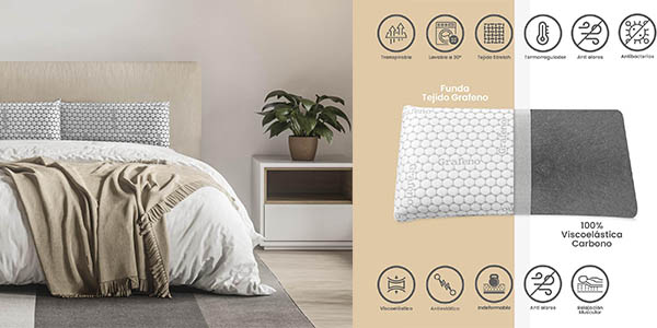 Homey almohadas viscoelástica oferta