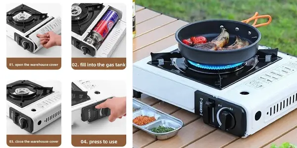 Hornillo de gas portátil