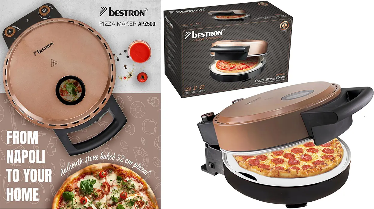 Horno Bestron para pizzas de 32 cm barato