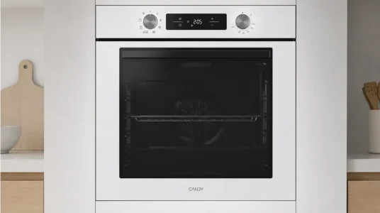 Horno multifunción Candy Bake 600 CA6 N3T1HTW de 78 l con limpieza hidrolítica y 9 funciones