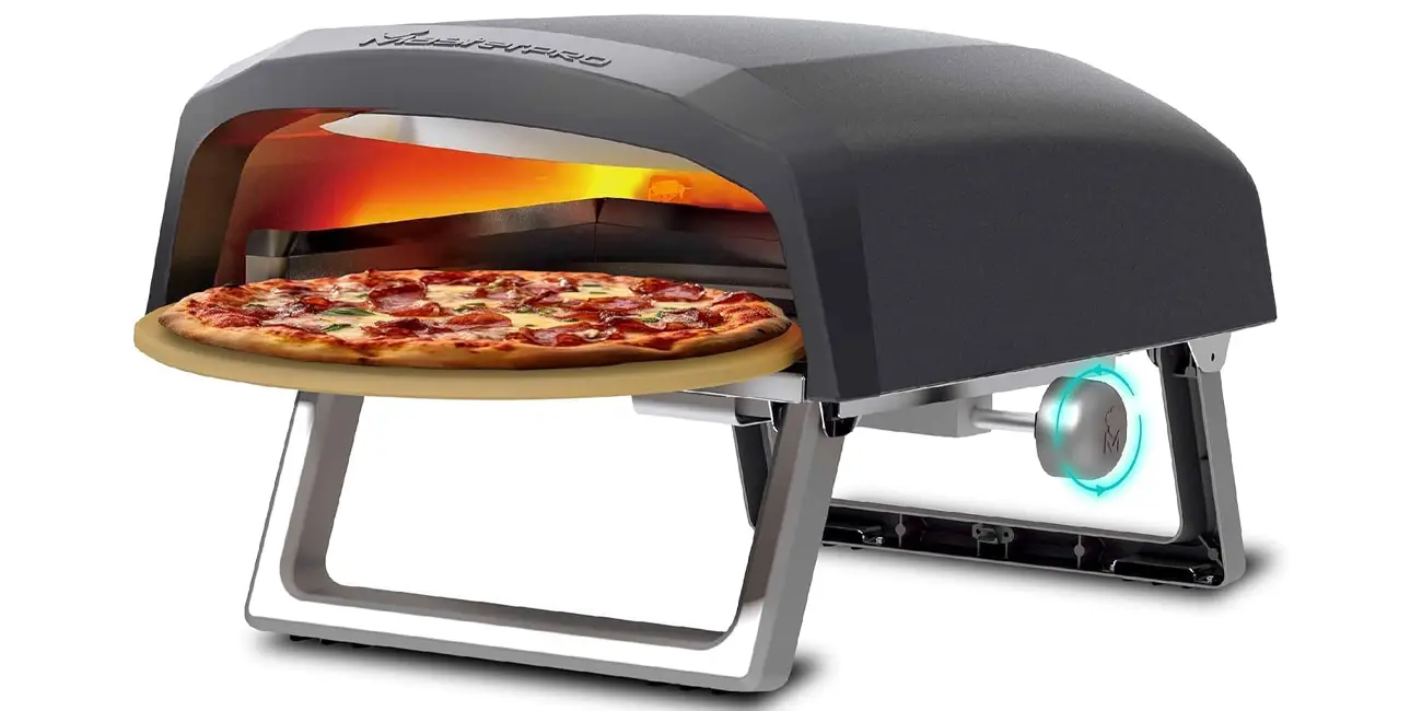 Horno giratorio de gas MasterPRO Napoli para pizzas