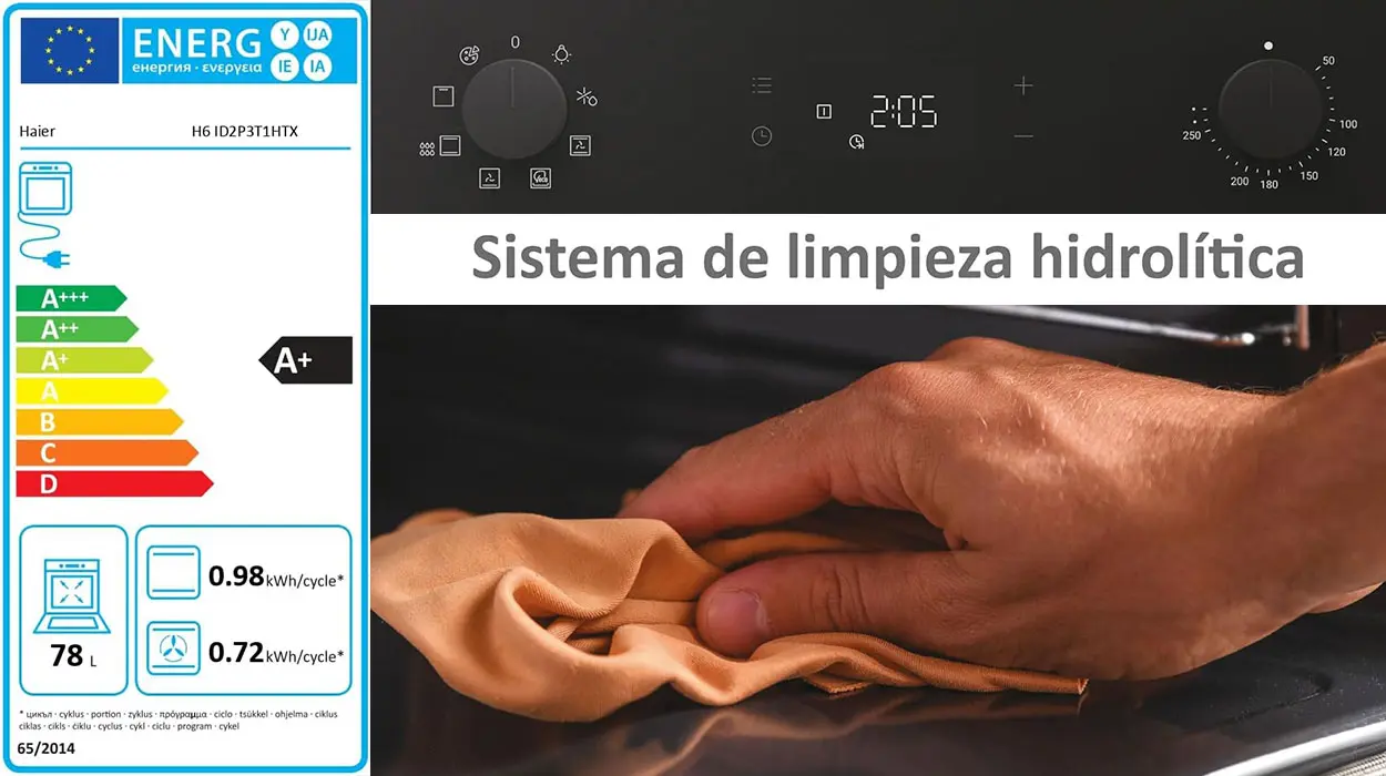Horno hidrolítico multifunción Haier ID Series 2 de 78 litros barato