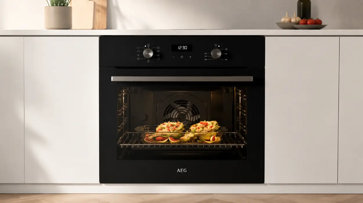 Horno multifunción AEG TU5AB20WSK de 72 l con 7 programas