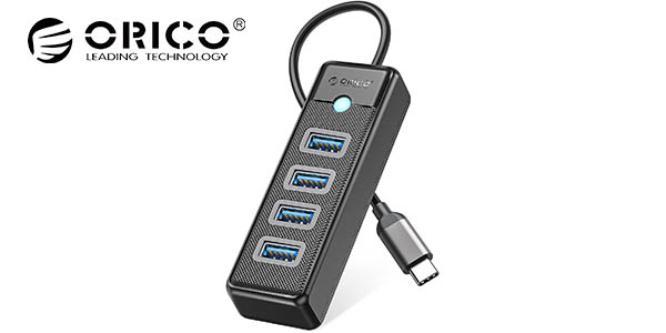 HUB USB-C ORICO de 4 puertos de alta velocidad