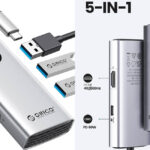 HUB USB-C ORICO 5 en 1