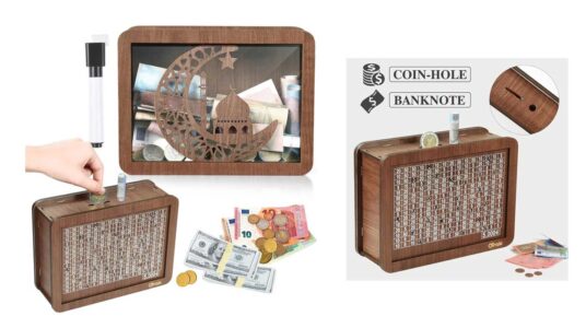 Hucha de madera Otraki barata