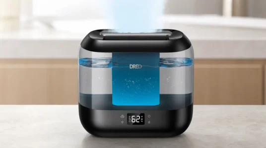 Humidificador inteligente Dreo de 4 litros con difusor de aceite y luz nocturna para un confort duradero