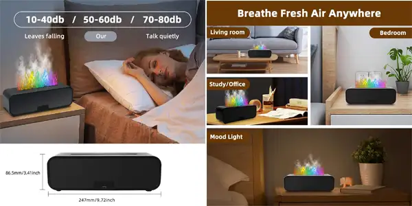 humidificador y difusor de aceites esenciales Wula oferta