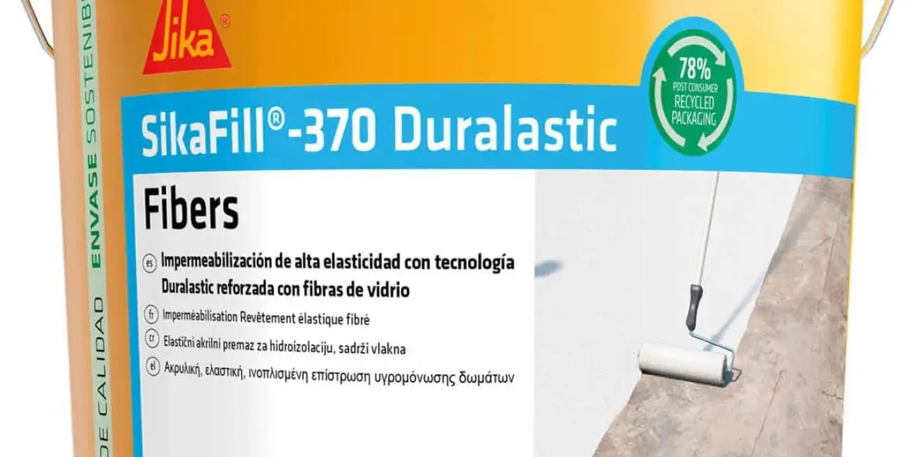 Impermeabiliza y protege terrazas y cubiertas con SikaFill 370 Fibers