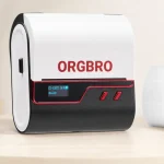 Impresora de etiquetas térmica ORGBRO Z3 con 1 rollo blanco