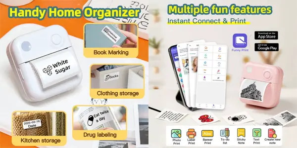 Impresora portátil de papel térmico Dolewa D3
