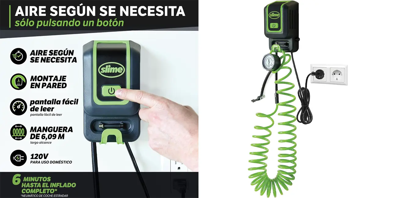 Inflador de neumáticos Slime