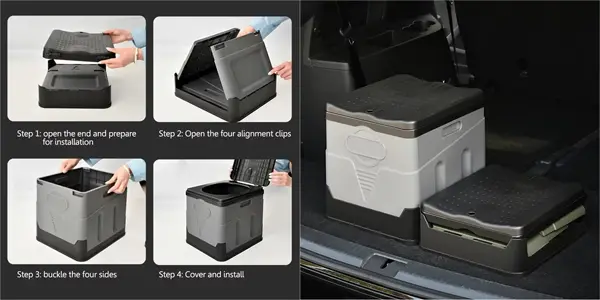 Inodoro portátil plegable para camping