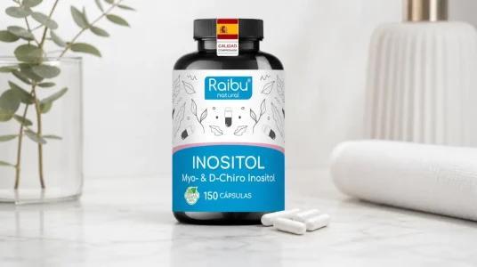 Suplemento Inositol Raibu con Myo-Inositol y D-Chiro-Inositol, 150 cápsulas