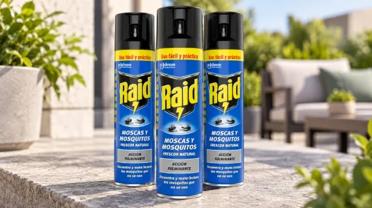Raid Insecticida aerosol de 400 ml contra moscas y mosquitos