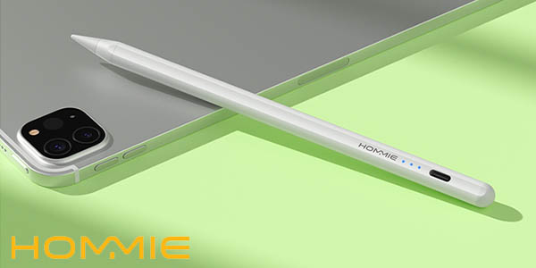 Hommie Pencil 2 Gen para Apple iPad 2018-2024, Lapiz iPad con Punta  Ultrafina de 1mm