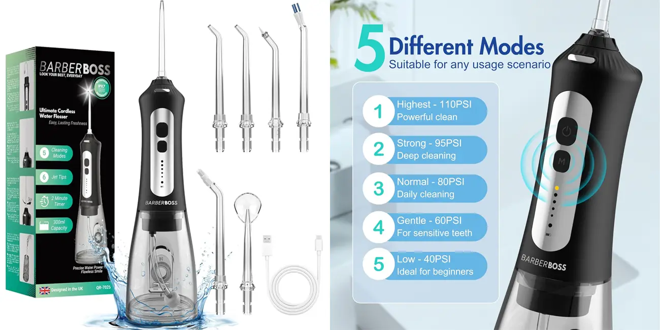 Irrigador bucal BarberBoss QR-7025