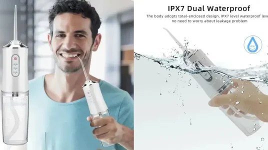 Irrigador dental recargable