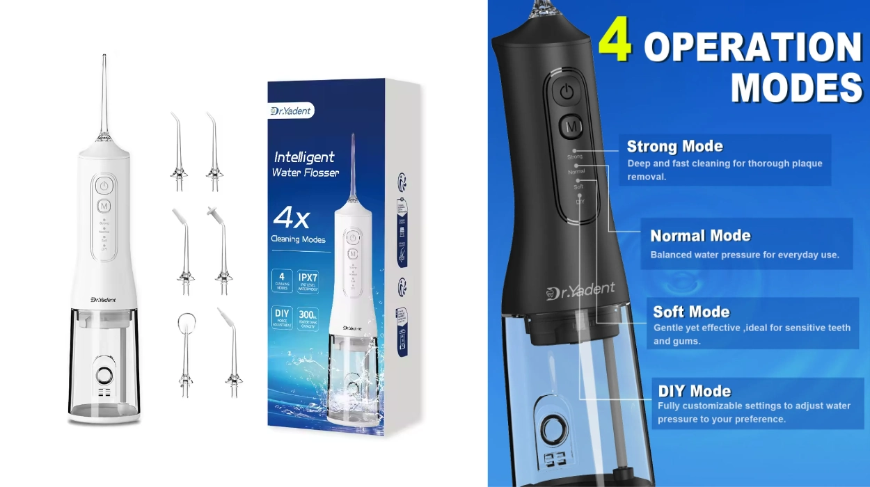 irrigador dental inalámbrico Dr.Yadent YD06 de 300 ml