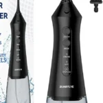 Chollo irrigador dental portátil irrigador bucal inalámbrico profesional water flosser 12 modos 5 boquillas