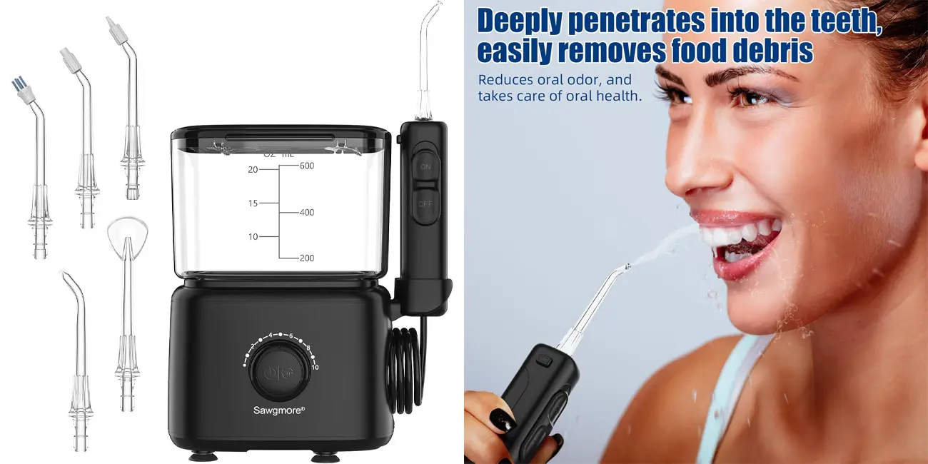 Irrigador dental eléctrico Sawgmore