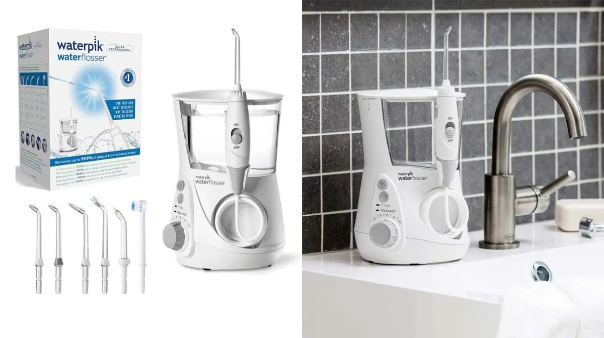 Irrigador dental Waterpik Ultra con 7 boquillas