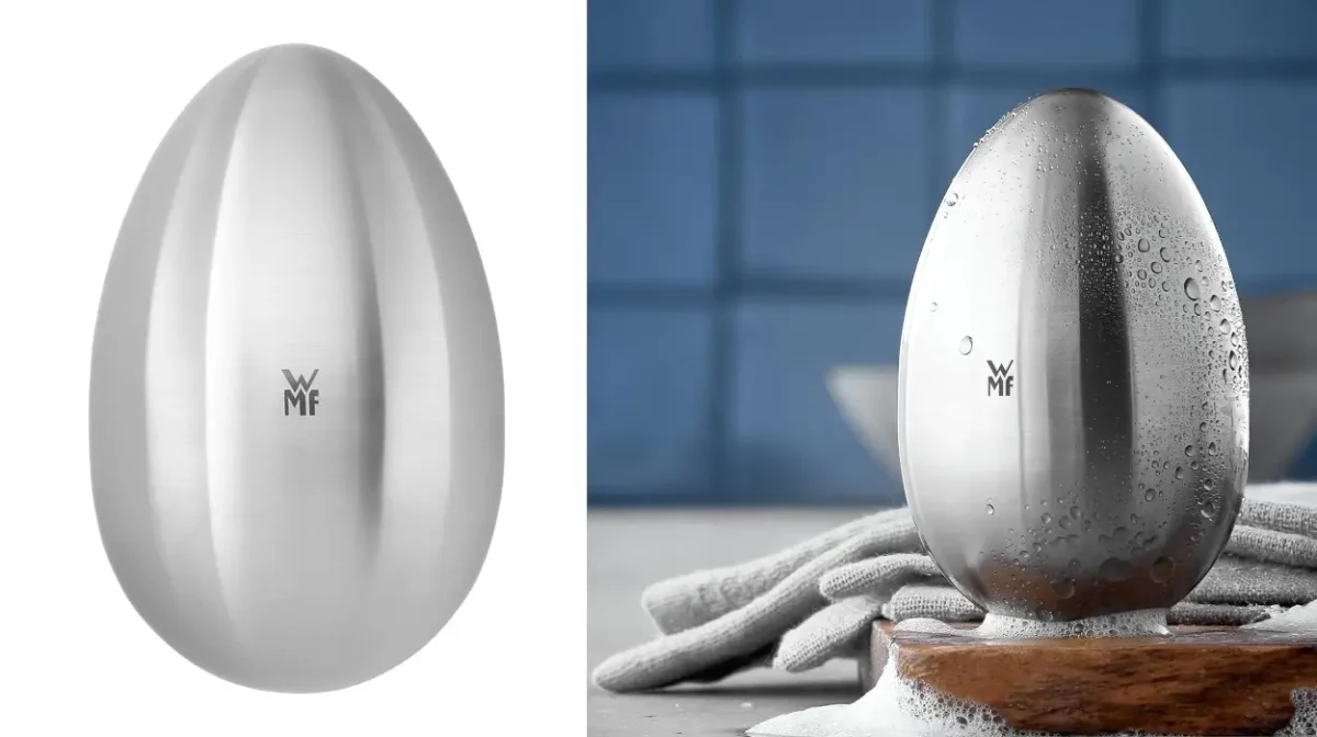 Descubre el jabón WMF de acero inoxidable que elimina rápidamente olores fuertes de tus manos ¡Perfecto para la cocina!
